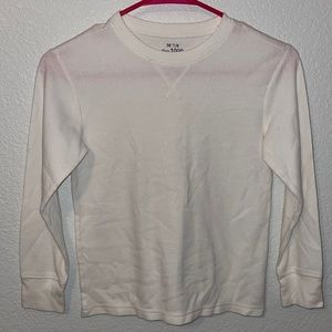 Bundle of FOUR waffle knit long sleeve shirts- ALL SIZE 7/8 - CHILDRENS PLACE